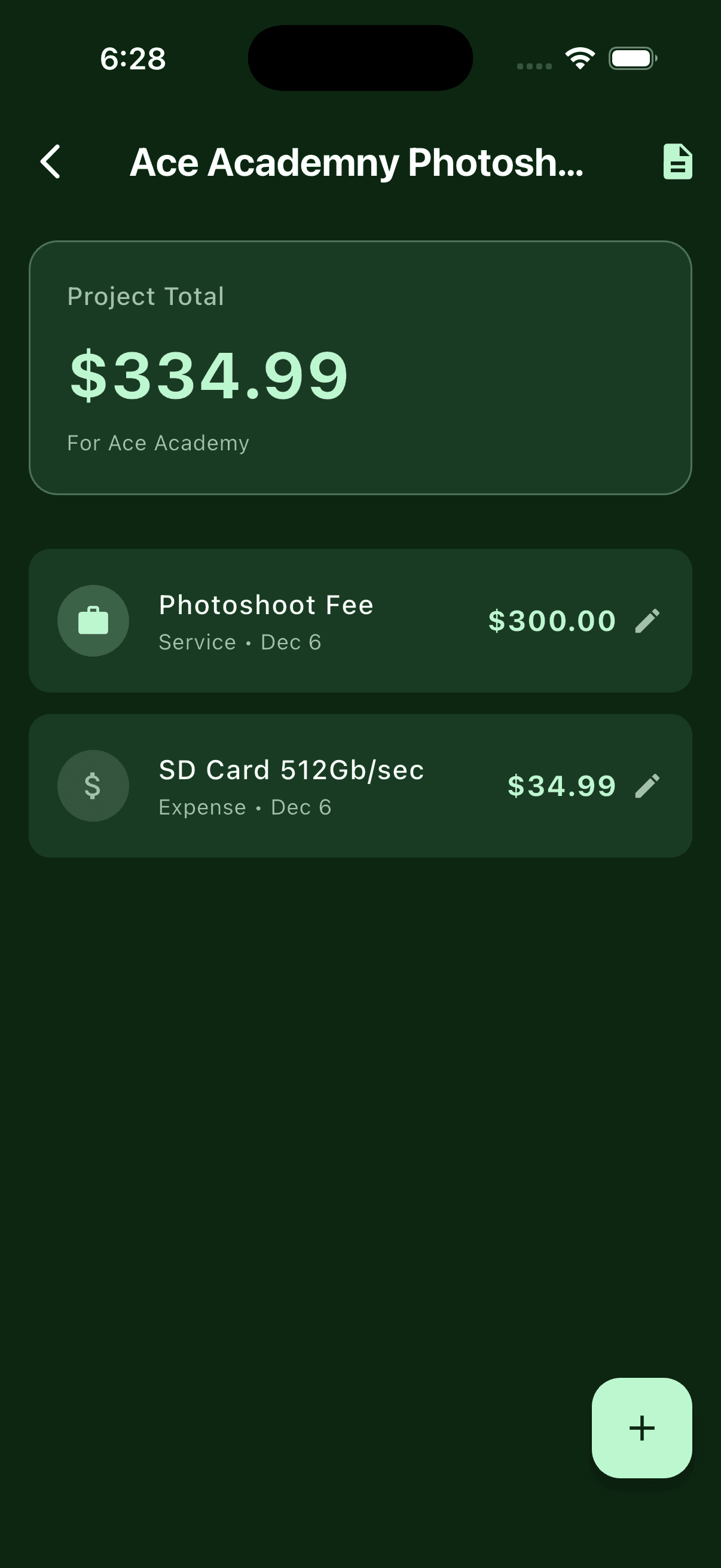 Modolla - Project Details View